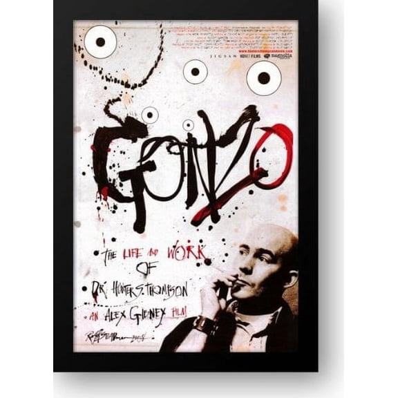 Gonzo: The Life and Work of Dr. Hunter S. Thompson 15x21 Framed Art Print