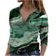 thumbnail image 2 of Puntoco - Jersey de manga larga con cuello en V y estampado floral para mujer Puntoco Puntoco-5400, 2 of 5