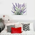 thumbnail image 5 of JRXY Lavender Canvas Wall Art Purple Flower Picture Print Floral Plants Painting Minimalism Poster Artwork for Home Living Room Bedroom Bathroom Office Decor Framed(Flowers-1,12.00"x12.00") picture 3, 5 of 5