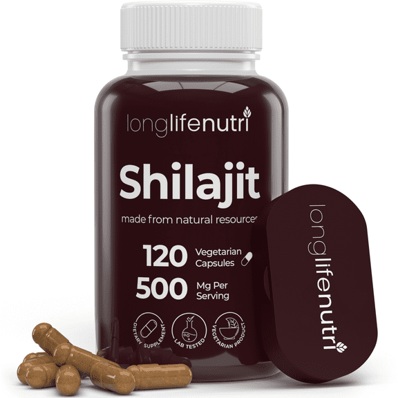 Shilajit 500mg - 120 Vegetarian Capsules