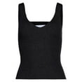 thumbnail image 4 of LASCANA Women's Ribbed Knit V-Neck Top, 4 of 5