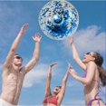 thumbnail image 2 of Pelota de playa inflable con purpurina. Pelota de playa con purpurina inflable de 23 6 pulgadas pelota de playa de juguete juguete de agua para fiestas de verano FLhrweasw Nuevo, 2 of 7