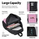 thumbnail image 4 of Easygdp Pink Mochila para Niños y Niñas con Set de Caja de Almuerzo y Estuche para Lápices 3 en 1, Mochila Escolar Estampada para Adolescentes, 4 of 7