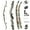 grey, variant on 64 inch 30-60 lbs Outdoor Shooting Alloy Material Jungle Coating Hunting and Archery Adult Bow (camo 30lbs)
