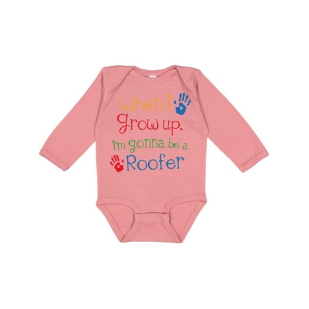 

Inktastic Roofer Future Gift Baby Boy or Baby Girl Long Sleeve Bodysuit