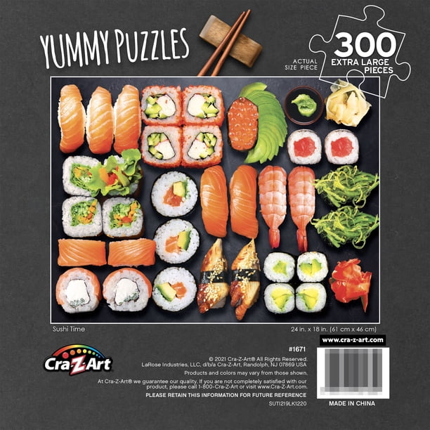 Cra-Z-Art Sushi Jigsaw Puzzles for Classroom Activities - Walmart