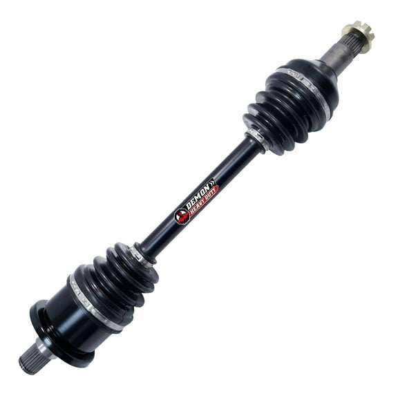 Demon Powersports Rear Left Heavy Duty Axle for (2006-21) Can Am Outlander/Renegade, Made Up of 4340 Chromoly Steel, in Dual Heat Treated High Strength, Wider Angles & Molybdenum Grease Precision