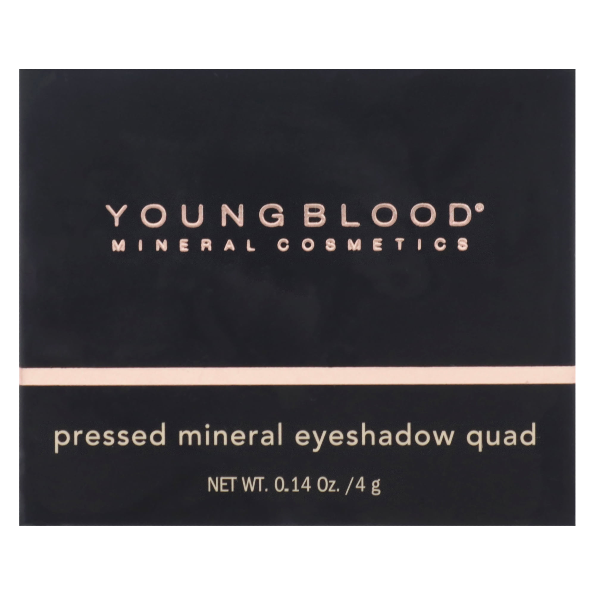 Youngblood Pressed Mineral Eyeshadow Quad - Taupe Smoke , 0.14 oz Eye Shadow