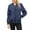 Dark Blue, variant on tklpehg Women's Jackets for Winter Lightweight Zip Up Cropped Coat Long Sleeve Solid Color Fall Coat Leisure Overcoat Loose Outwear Army Green XXL