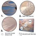 thumbnail image 3 of Designart "Graceful Mirage Of Swans Amidst Clouds I" Animals Swans Floater Framed Canvas Wall Art, 3 of 5