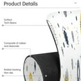 thumbnail image 4 of Circular Pattern Design Single Compact Faucet Drying Pad 14.7x5.4in Absorbent Mat for Small Sinks, Vanity Countertops, 4 of 10