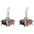 thumbnail image 4 of RV 4 pares de pendientes de animales geniales de Halloween, ganchos para las orejas versátiles a la moda con personalidad peculiar, 4 of 5