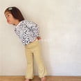 thumbnail image 6 of LYMAYTER Kids Girls Flare Leggings Spring Summer Solid Color Flare Pants Toddler High Waisted Bell Bottoms Trousers for 1-8 Years, 6 of 8
