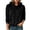 Black, variant on TARIENDY Fall Sweatshirt Women Solid Corduroy Pullover Hoodies Long Sleeve Drawstring Knit Hooded Sweatshirts with Pocket Brown L