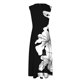 thumbnail image 5 of Vestido Corto de Verano de Moda sin Mangas con Cuello en V Impreso Vestido Casual Grande Del Doblado para Diario, 5 of 5