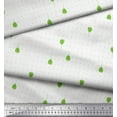 thumbnail image 3 of Soimoi Green polyester Crepe Fabric Dot & Buds Floral Print Fabric by the Yard 42 Inch Wide, 3 of 3