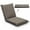 Gray, variant on Giantex Adjustable Floor Chair, Cushioned Lounger Recliner with Comfortable Back Support and Thick Padding, Lazy Sofa for Reading Meditation(Grey)