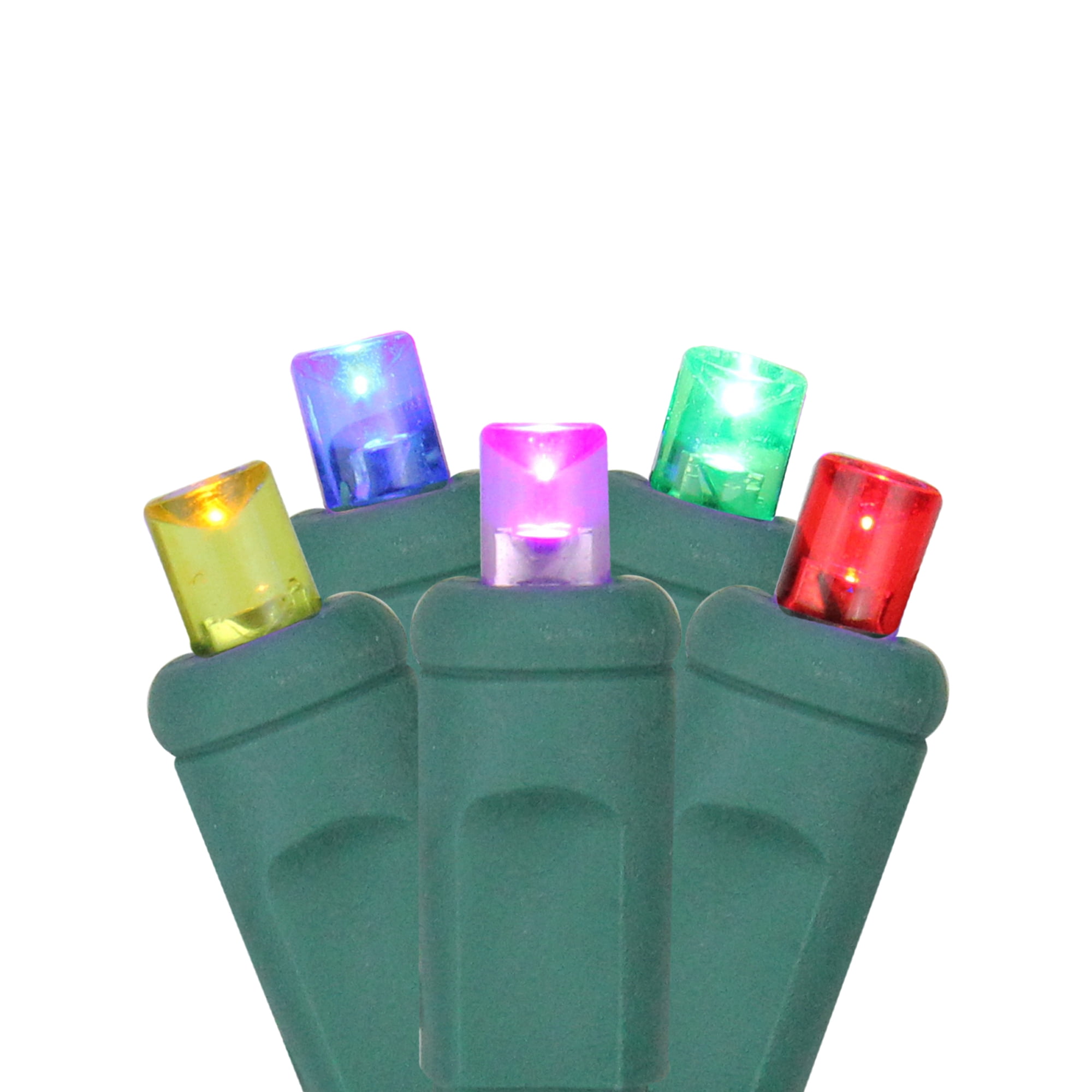 4 X 6 Multi Color Led Net Style Christmas Lights Green Wire