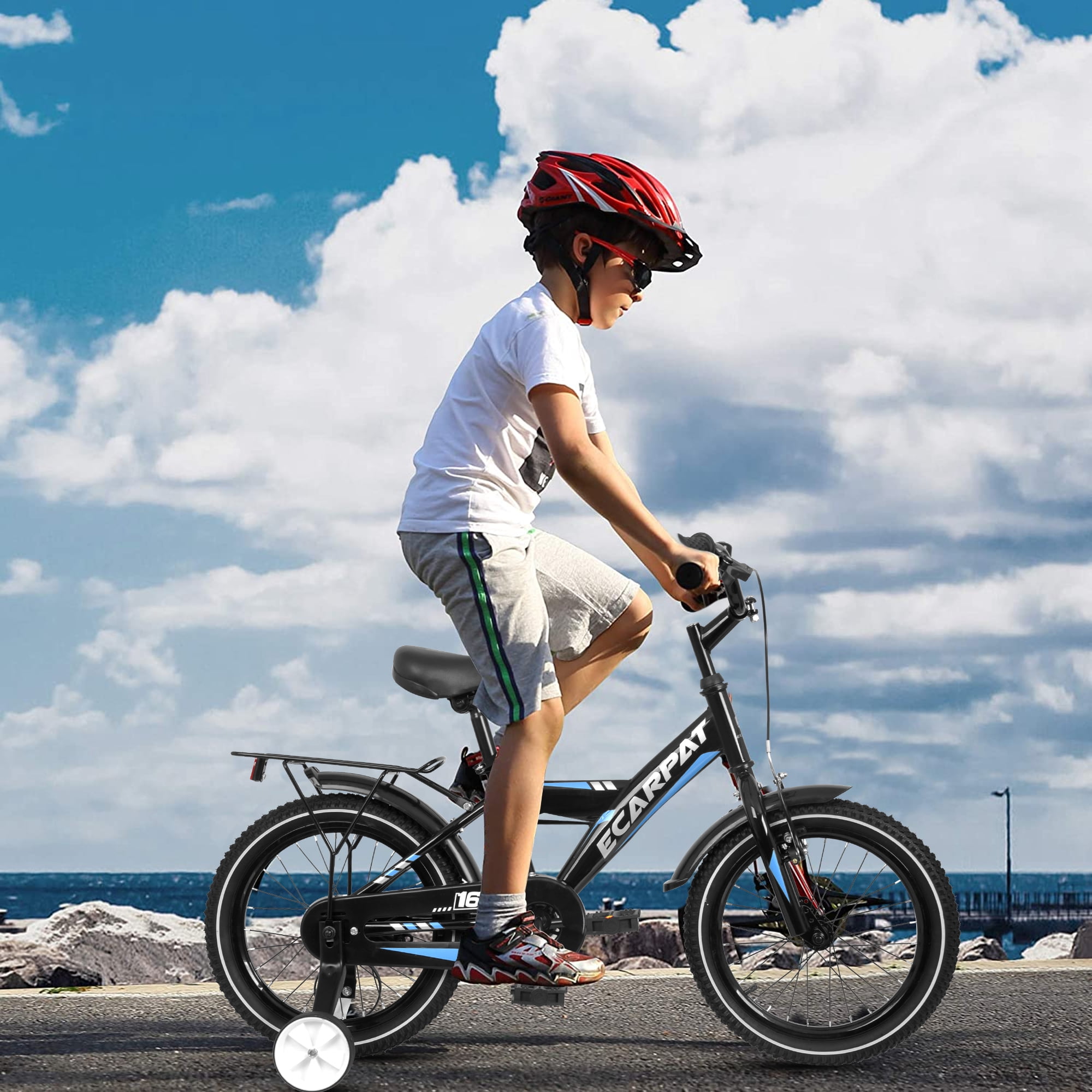 Ambifirner 16" Freestyle Beginner City Bike with Lightweight Frame