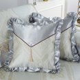 thumbnail image 4 of Cubierta protectora de muebles de seda de de verano de flor de Sunnimix Alfombrilla de sofá de seda hielo, 4 of 8