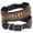 Gold, variant on Pet Artist 2-Inch Wide Retro Studded Dog Collar - Genuine Leather, Rivet Heavy Duty, Adjustable for Large Dogs