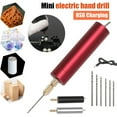 thumbnail image 4 of yingyy Mini USB Electric Drill Powerful Motor Quick Start Exquisite Craftsmanship Micro black, 4 of 6
