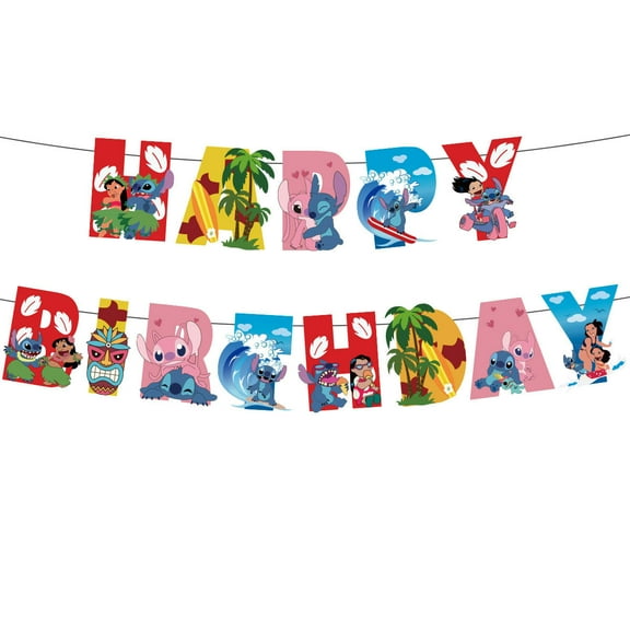 Stitch Banner For Shower Decorations Birthday Banner Party Decoration Party Supplies