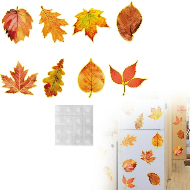 8 Pcs Of Autumn Christmas Decor Maple Outdoor Decorations Outdoor Patio Decorations Autumn Decorative Hanging Decorations Indoor And Outdoor Ropes PVC Thanksgiving Decorations Valenti Valentine gifts