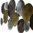 thumbnail image 3 of Benzara Textured Conjoined Wooden Wall Sculpture, Multicolor, 3 of 3