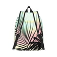 thumbnail image 3 of Balery Tropical Summer Palm Vintage Canvas Backpack for Men and Women - Large Capacity, Durable Travel Laptop Bag for School, Work, Hiking, and Outdoor Activities, 3 of 7