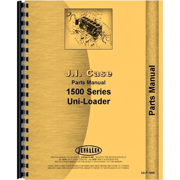 Case 1526 Uniloader Parts Manual