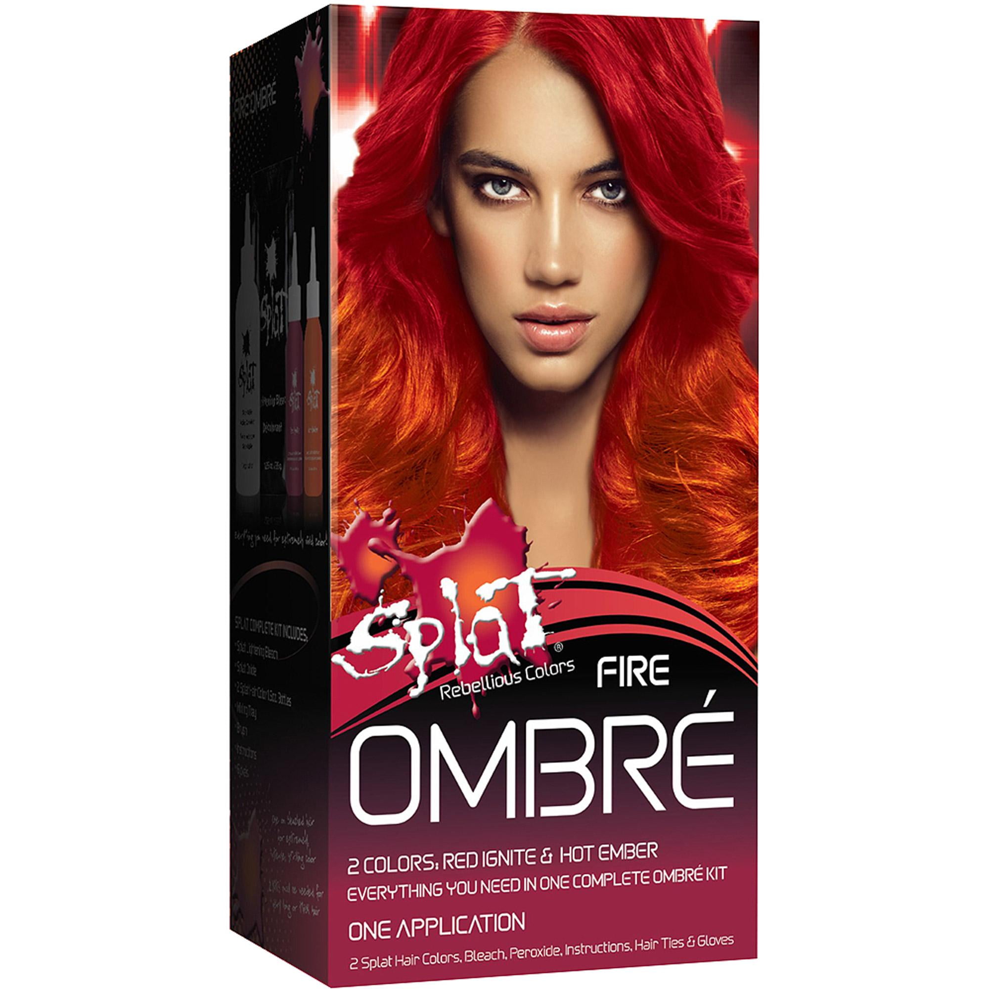 Splat Fire Ombre Semi Permanent Hair Dye For All Hair Colors