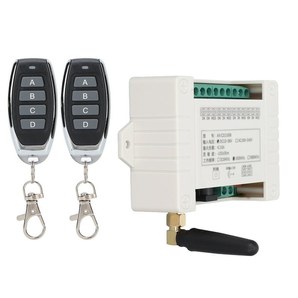 Interruptor de Control remoto NikouMX AKC211008 433 MHz inalámbrico
