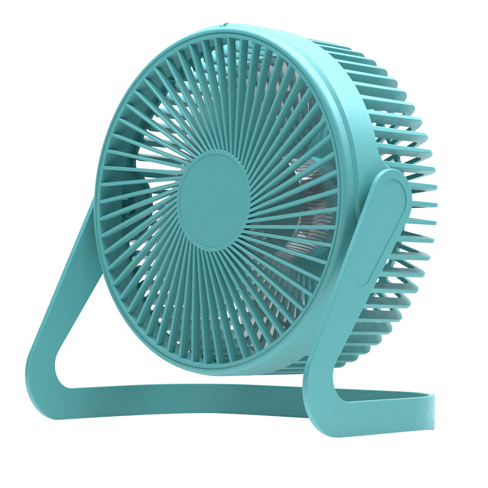 Portable USB PlugIn Fan 20cm Adjustable Angle Mini Mute Home Office Desktop