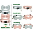 thumbnail image 3 of Dalrosia Cat Collar with Bell and Bowtie, Adjustable Breakaway Cat Collars Kitten Small Puppy Safety Bow Tie Solid Wedding Basic Color Cat Bow Tie Collar, 3 of 5