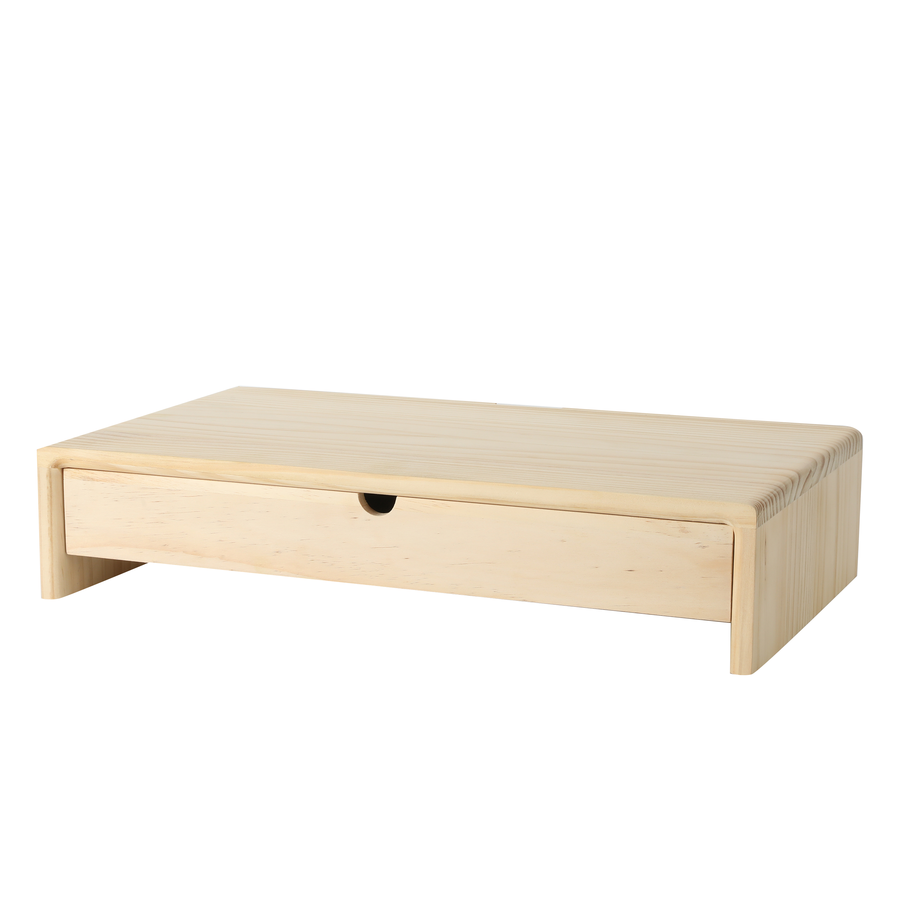 Pen+Gear Wooden Monitor Stand with Drawer photo 2