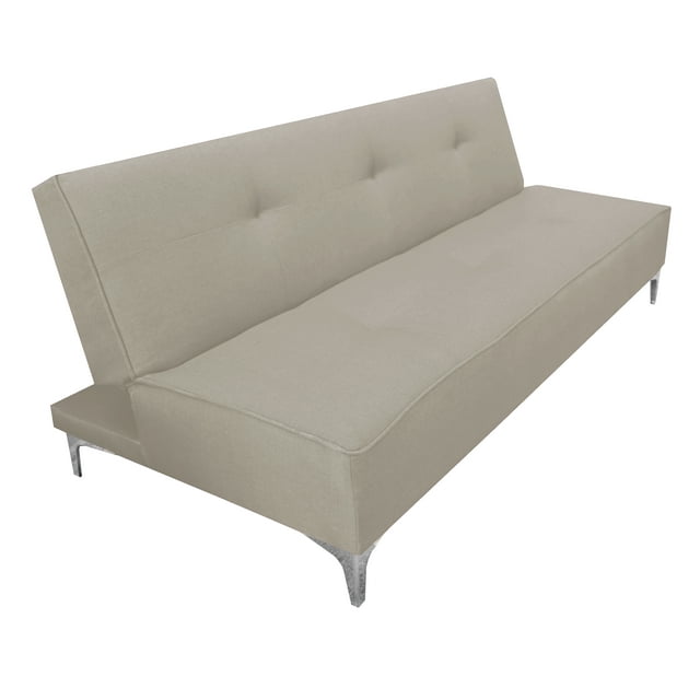 Sofa Cama Reclinable El Bazar Store Milo Beige Futon 3 posiciones Sala Love seat