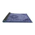 thumbnail image 2 of Ahgly Company Indoor Square Medallion Blue Traditional Area Rugs, 5' Square, 2 of 4