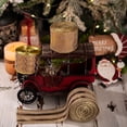 thumbnail image 7 of Champagne Gold Christmas Wired Ribbon - 16.4 Ft Yard Christmas Mesh Ribbon for Gift Wrapping, Tree Decor & DIY Crafts, Holiday Bow Making,A, 7 of 7