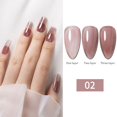 thumbnail image 1 of BOZLIN-Gel de purpurina para uñas, esmalte semipermanente para capa superior de uñas, Color rosa y Nude, 7,3 ml, 1 of 4