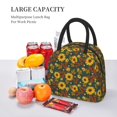 thumbnail image 5 of Salouo Fall Daisy Leaf Nuts for Insulated Lunch Bag for Women/Men - Leakproof Cooler Tote Bag Organizer - Reusable Lunch Box for Office Picnic Hiking Beach-One Size, 5 of 6