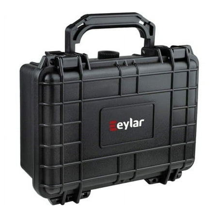Eylar Protective Gear and Camera Hard Case Water & Shock Proof w/Foam Black SA