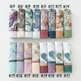 thumbnail image 5 of Flower Print Hijab Laser Cut Edge Headscarf Premium Cotton Voile Soft Fashion Square Scarf, 5 of 7