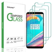 (3 Pack) Beukei for OnePlus 5T Screen Protector Tempered Glass, Anti Scratch, Bubble Free (Not Fit for OnePlus 5)