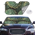 thumbnail image 2 of Balery Succulents Print Car Windshield Sun Shade,Windshield Sunshade for Car Pickup Truck SUV Accessories-Small, 2 of 7