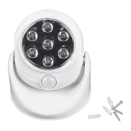 

360° Motion Sensor Cordless Security Wall Light Door Shed Cupboard Night Lamp