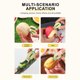 thumbnail image 5 of Pelador de frutas portátil mini cuchillo extensible de acero inoxidable para uso en exteriores y viajes, 5 of 7