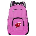 thumbnail image 5 of MOJO Pink Wisconsin Badgers Backpack Laptop, 5 of 5
