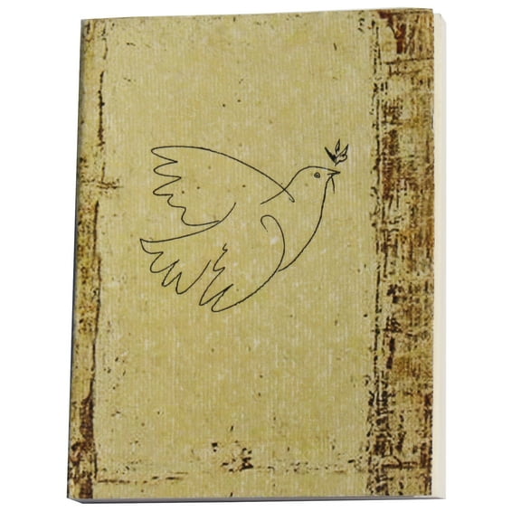 De Kulture Works Dove And The Olive Branch Artwork Pocket Diary 100 Pages, 125 GSM, Set of 2
