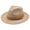 Khaki2, variant on Western Cowboy Hat for Men Women Wide Curved Brim with Adjustable Strap Lightweight Cowboy Hat Cowgirl Hat Sun Hat for Outdoor Travel Party